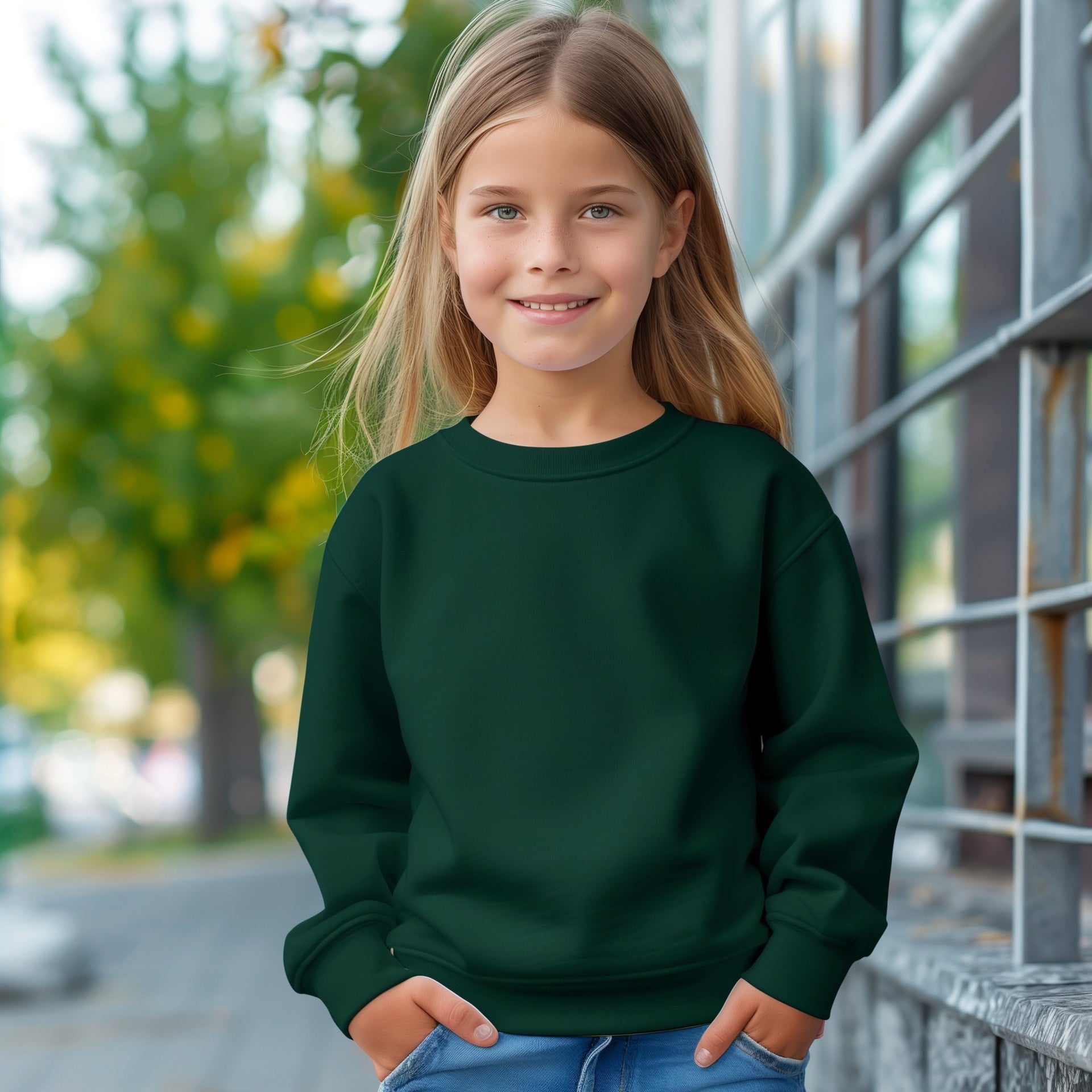 Gildan 18000B Genç Yuvarlak Yaka Sweatshirt